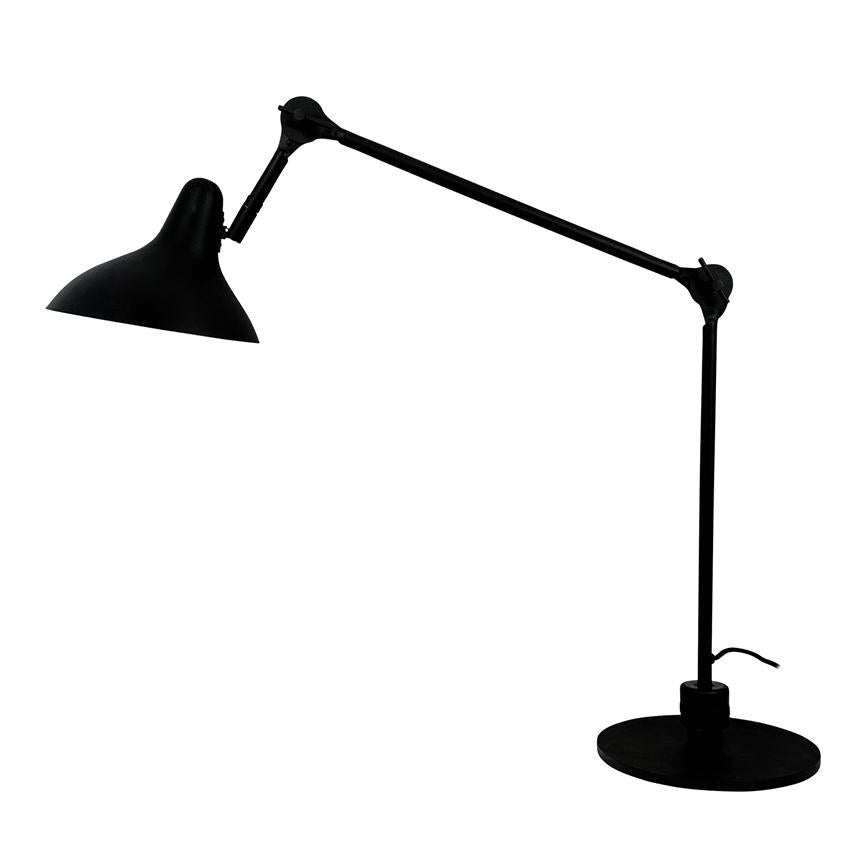 Lotus Tischlampe – Schwarz