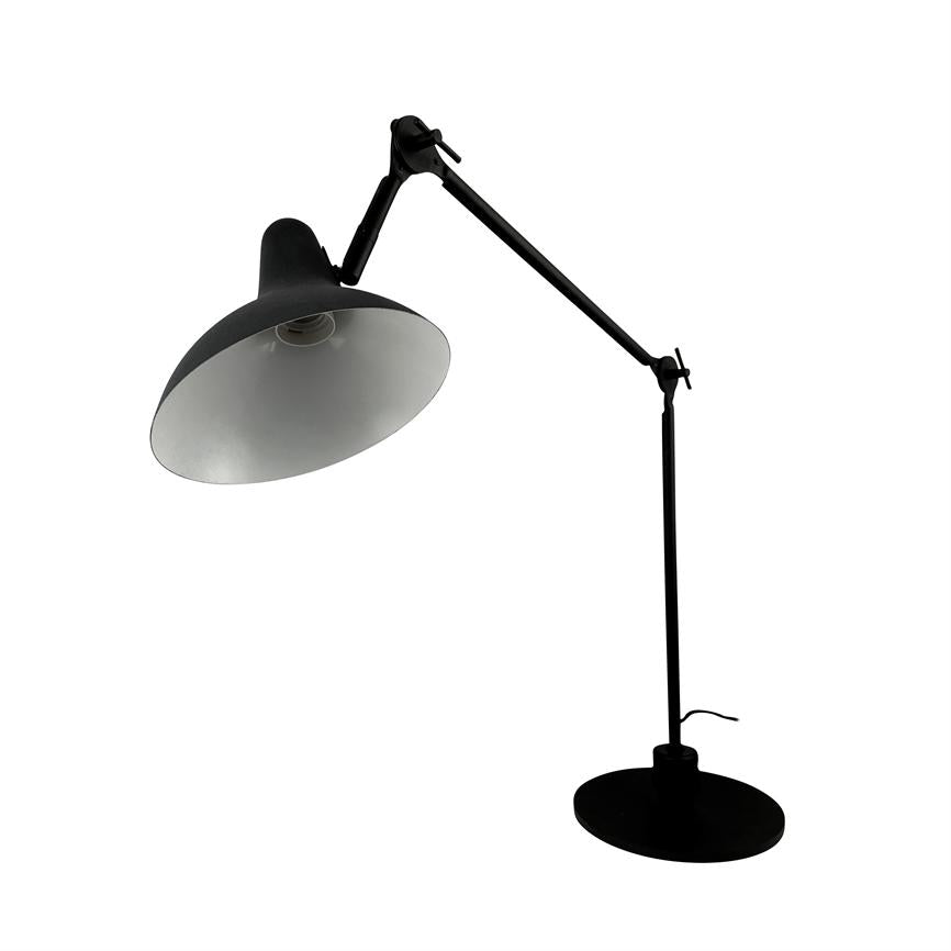 Lotus Tischlampe – Schwarz