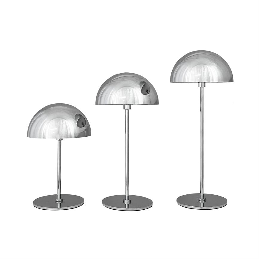 Along LED Mini Tischlampe 3 Stück – Chrom