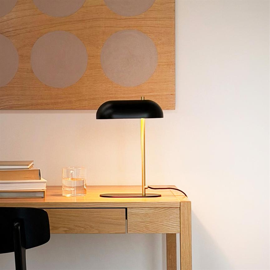 Arch Mini Tischlampe – Schwarz/Messing
