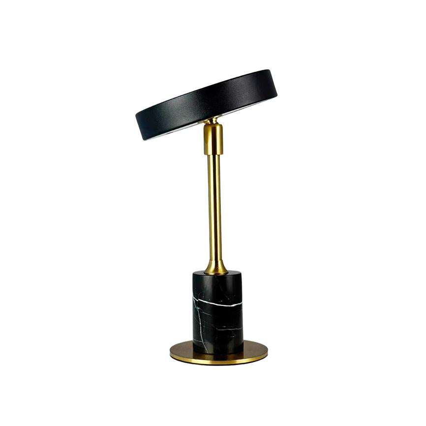 Starlight LED Mini Wiederaufladbare Tischlampe 2 Stück – Schwarz/Marmor – Ansicht 7