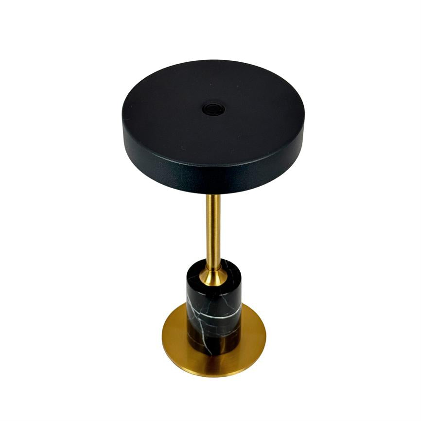 Starlight LED Mini Wiederaufladbare Tischlampe 2 Stück – Schwarz/Marmor – Ansicht 8