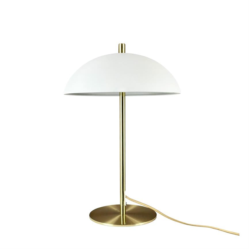 Globus Tischlampe Beige/Messing