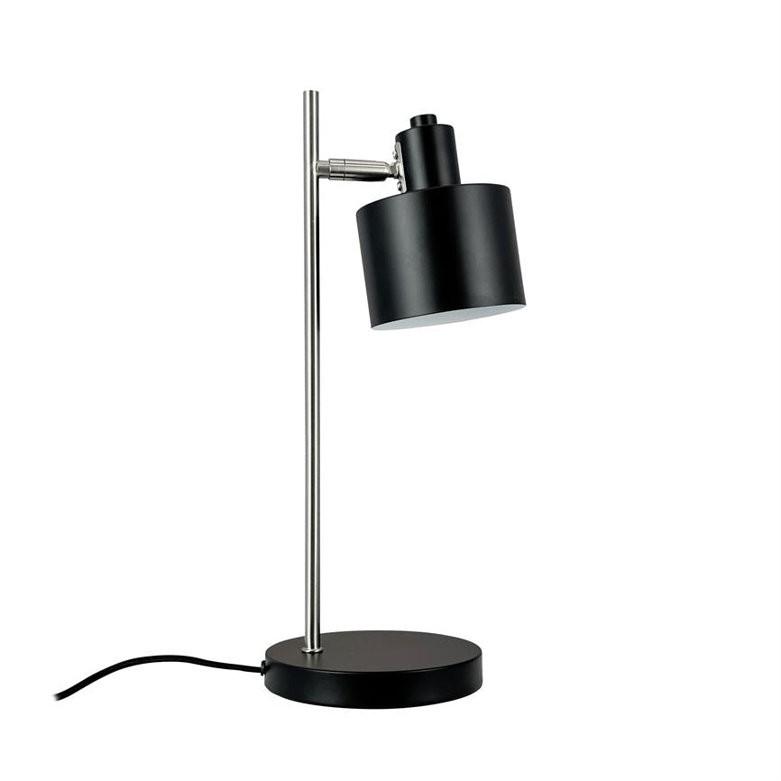 Ocean Tischlampe – Schwarz/Gebürsteter Stahl