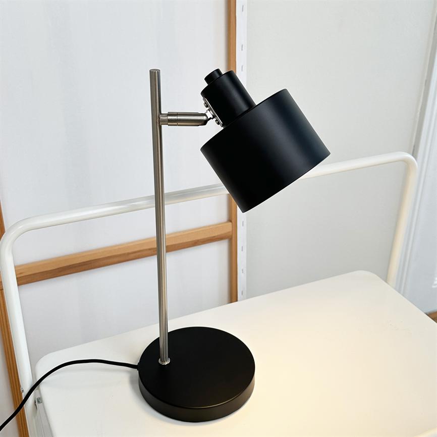 Ocean Tischlampe – Schwarz/Gebürsteter Stahl – Ansicht 3