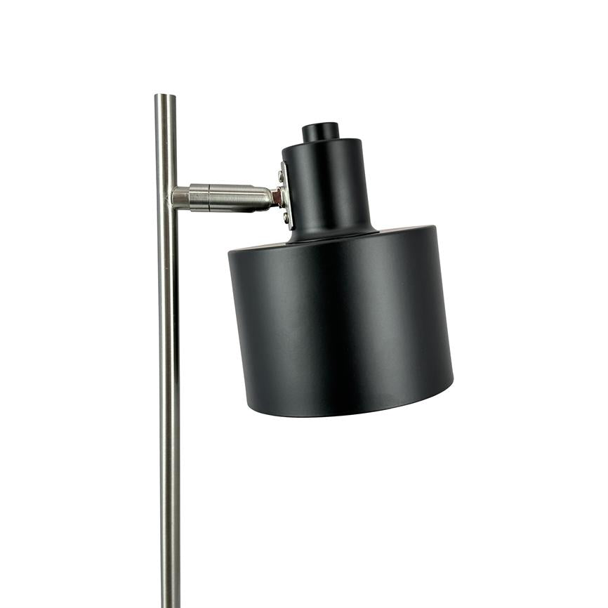 Ocean Tischlampe – Schwarz/Gebürsteter Stahl – Ansicht 5