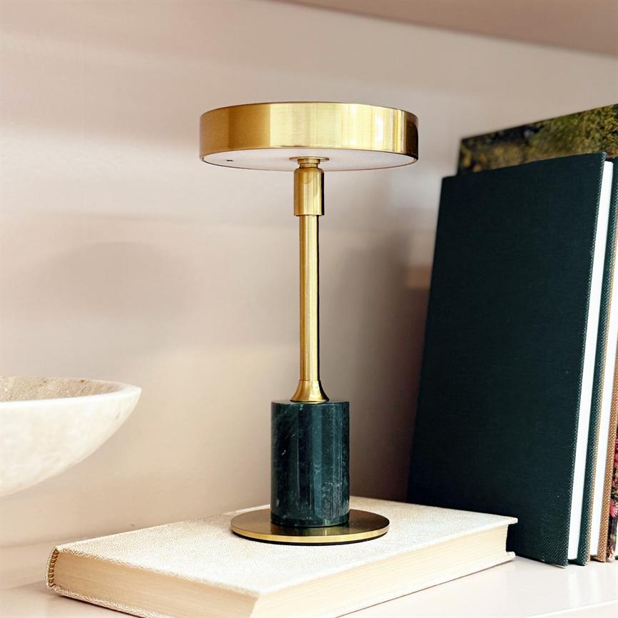 Starlight LED Mini Tischlampe – Grün/Marmor
