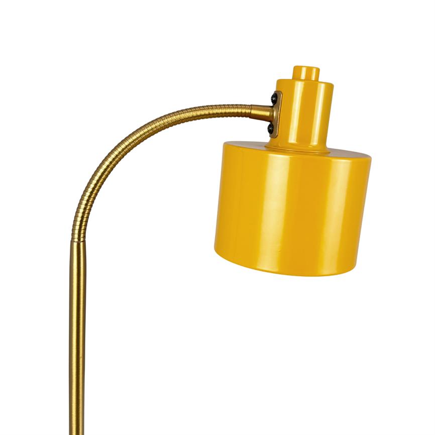Ocean Tischlampe Flex – Curry/Türkis