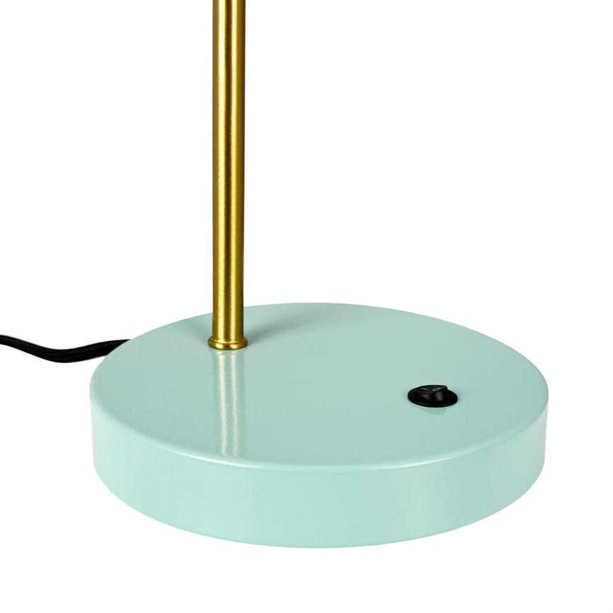 Ocean Tischlampe Flex – Curry/Türkis