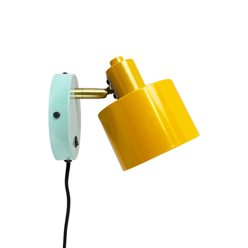 Ocean Wandlampe – Curry/Türkis