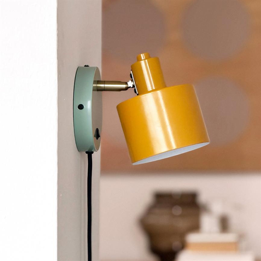 Ocean Wandlampe – Curry/Türkis – Ansicht 3