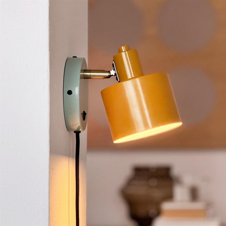 Ocean Wandlampe – Curry/Türkis – Ansicht 2
