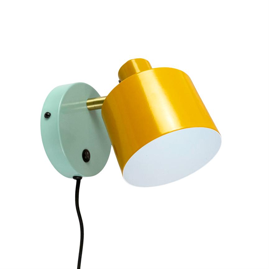 Ocean Wandlampe – Curry/Türkis – Ansicht 5