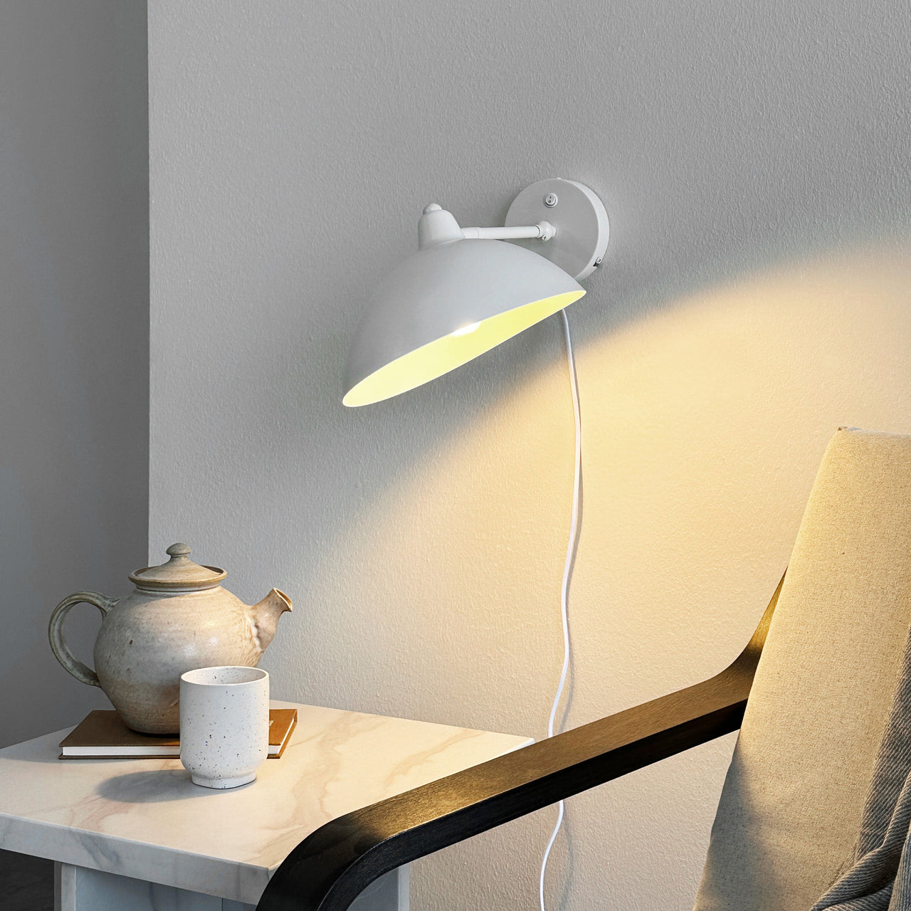 Futura Wandlampe – Weiß – Ansicht 5