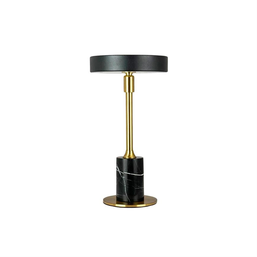 Starlight LED Mini Wiederaufladbare Tischlampe Schwarz Marmor – Schwarz