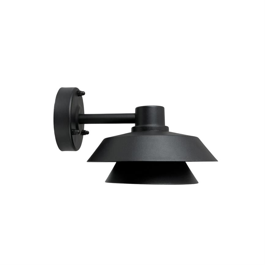Dune Außenwandlampe Ø18 – Schwarz