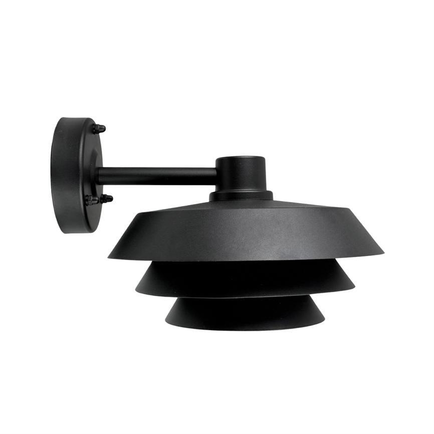 Dune Außenwandlampe Ø23 – Schwarz