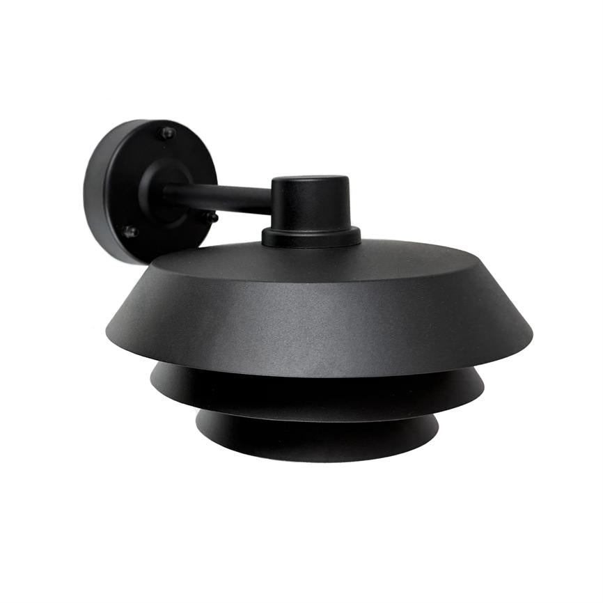 Dune Außenwandlampe Ø23 – Schwarz