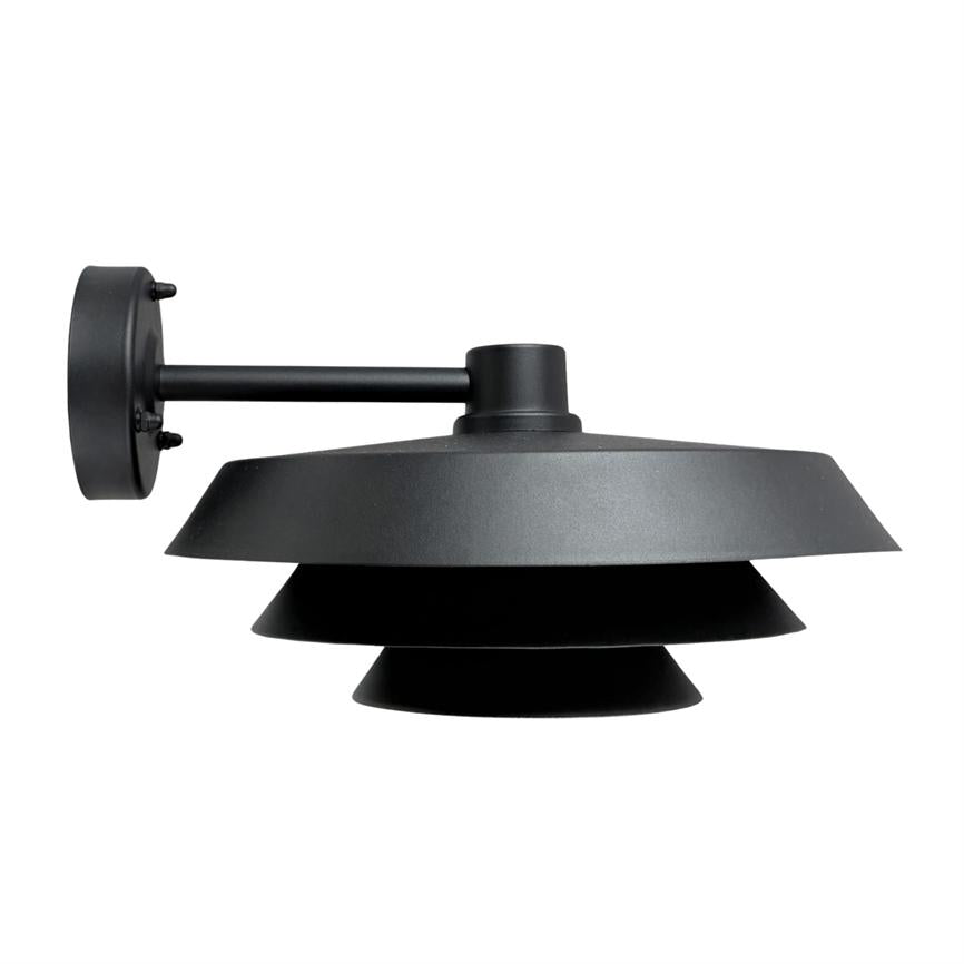 Dune Außenwandlampe Ø30 – Schwarz