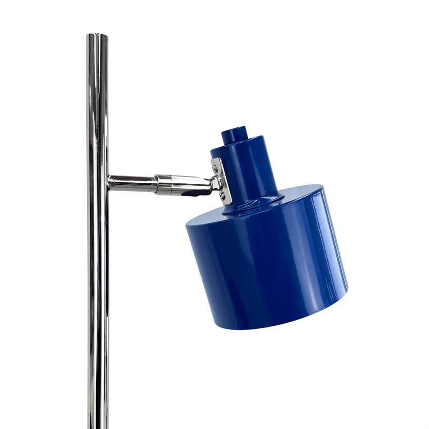 Ocean Stehlampe – Blau/Chrom