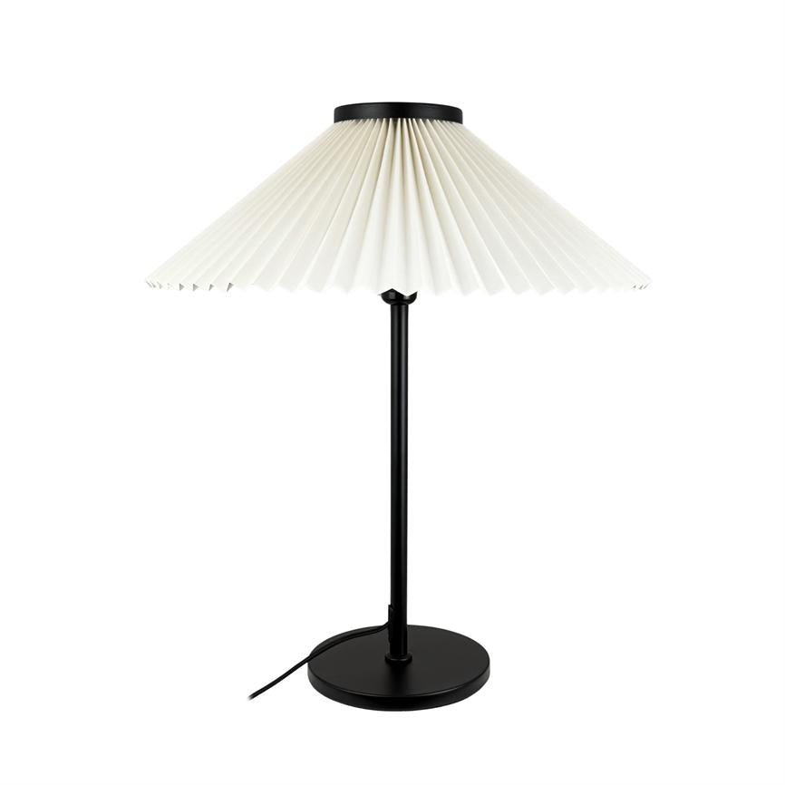 Plissé Tischlampe