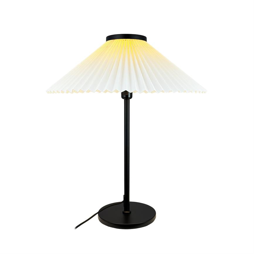 Plissé Tischlampe