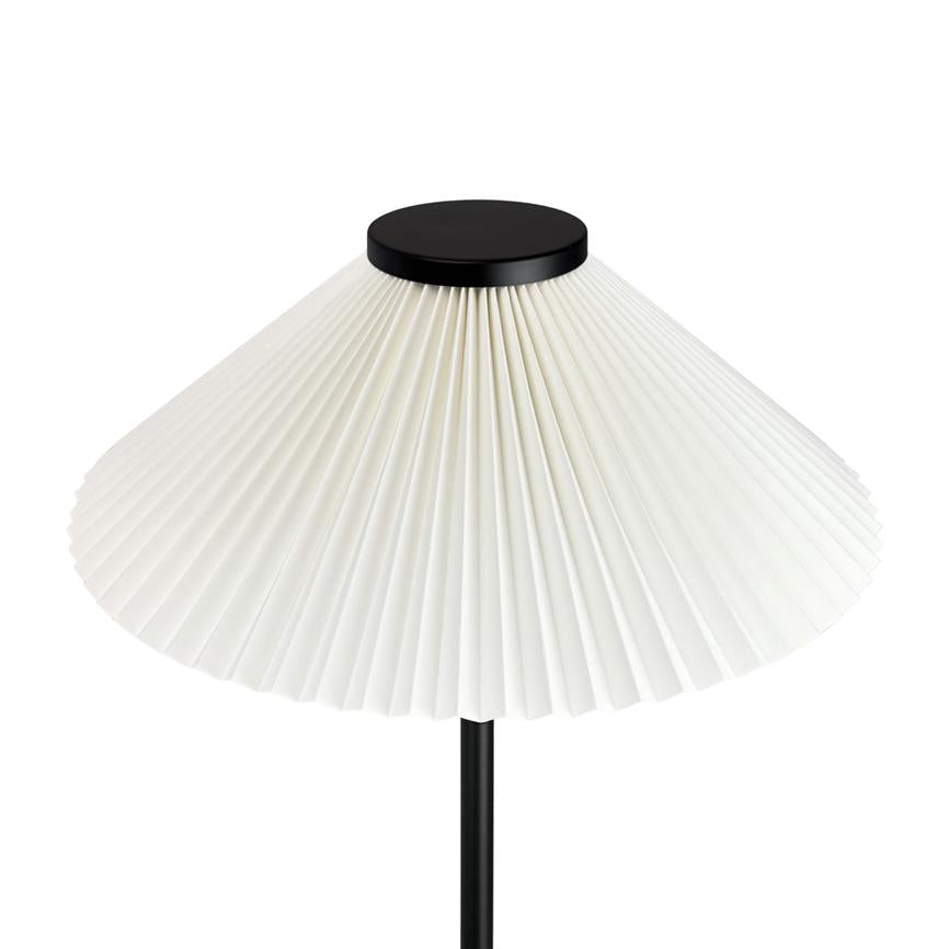 Plissé Tischlampe