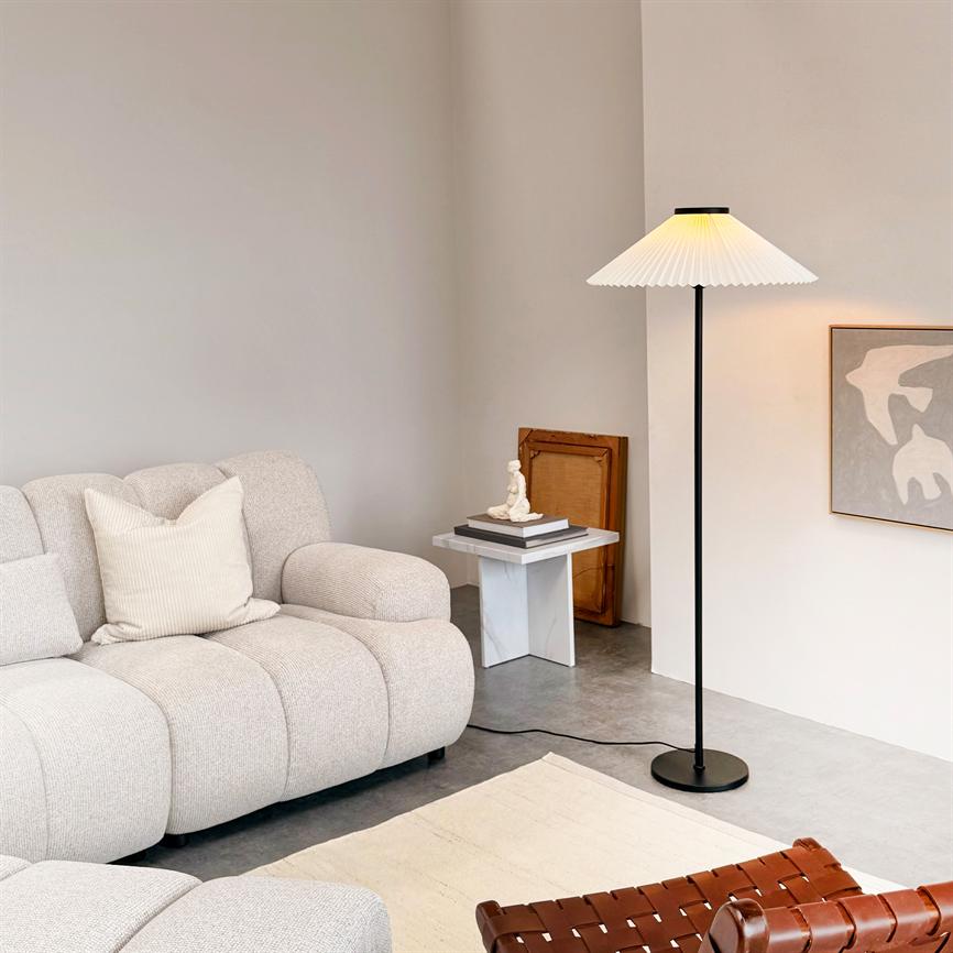Plissé Stehlampe – Ansicht 2