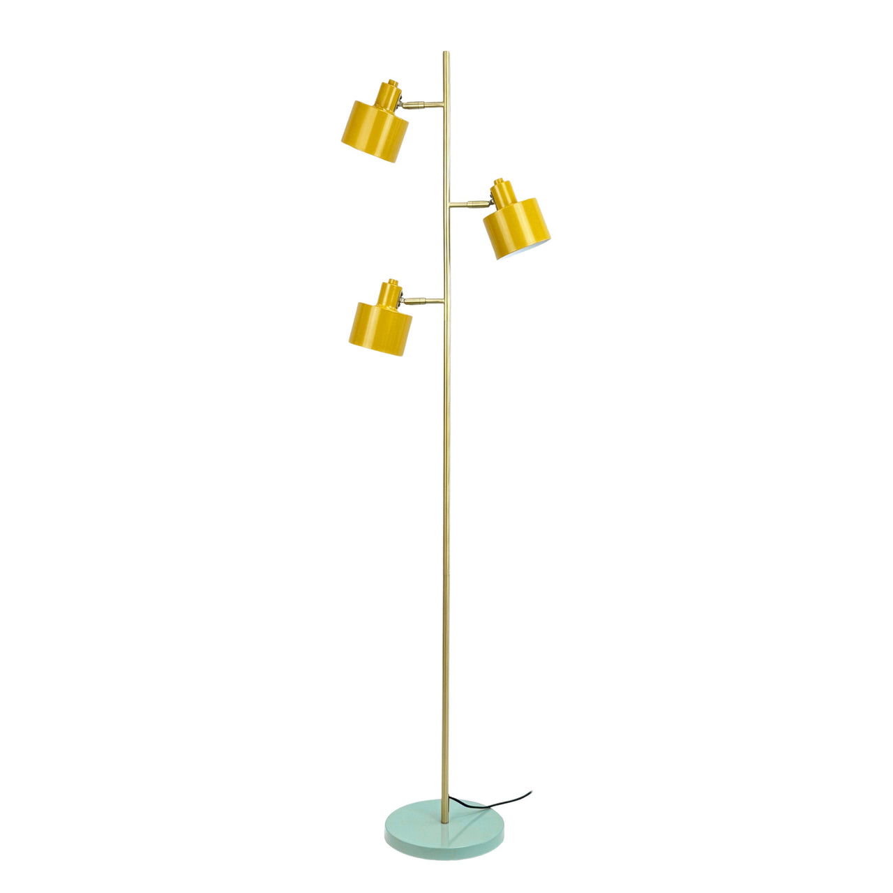Ocean Stehlampe – Curry/Türkis