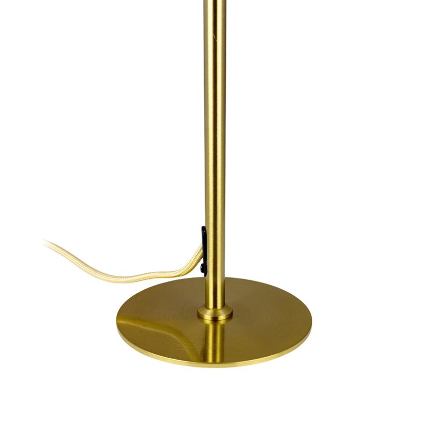 Stockholm Tischlampe – Weiß/Messing